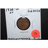 Image 1 : 1938-G German 1 Reichspfennig Foreign Coin With Flying Eagle Holding Swatstika; XF; EST. $10-15