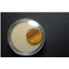Image 1 : Round Shaped Gold Marbled Gemstone; EST. $5-10
