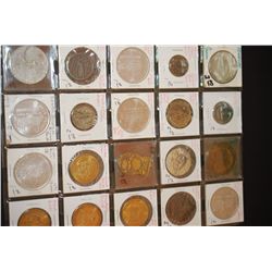 Assorted Medals, Tokens; Medallions, Etc.; Various Dates, Conditions, Etc.; Lot of 20; EST. $15-20
