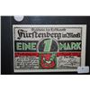 Image 2 : 1921 German 1 Mark Foreign Bank Note; EST. $5-10