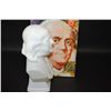 Image 2 : Avon Benjamin Franklin White Colored Tai Wind After Shave 6 Oz. Decanter With After Shave In Origina