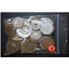Image 1 : World Coins & Tokens; Various Dates, Conditions & Denominations; Lot of 50; EST. $10-20