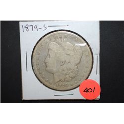 1879-S US Silver Morgan $1; EST. $30-40