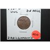 Image 1 : 1937-D German 2 Reichspfennig Foreign Coin With Flying Eagle Holding Swatstika; UNC; EST. $10-15