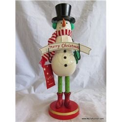 Snowman Nutcracker