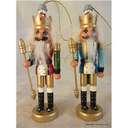 2 nutcracker Tree Ornaments