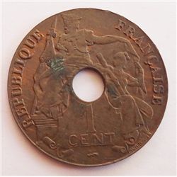 French Indochina 1923 Centime