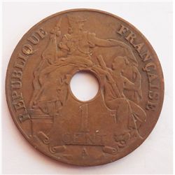 French Indochina 1931 Centime