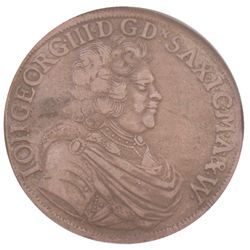Germany: Saxony 1690 2/3 Thaler