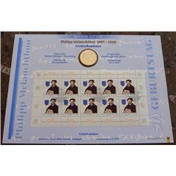 Germany 1997 J 10 Mark Silver Melanchthon PNC