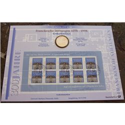 Germany 1998 G 10 Mark Silver Franckeshe Charitable Endowment PNC