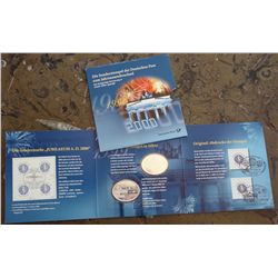 Germany 1999/2000 Millennium Deutsche Post Medal Set