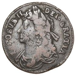 Ireland: James II 1686 Halfpenny