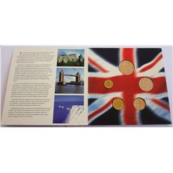 Isle of Wight 1998 5 Coin Euro Collection