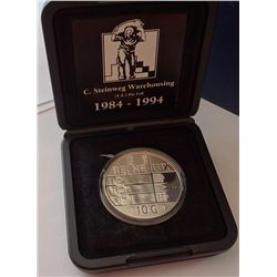 Netherlands 1994 10 Gulden Silver Proof Benelux Treaty