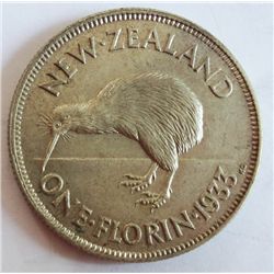 New Zealand 1933 Florin
