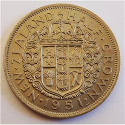 New Zealand 1951 Florin