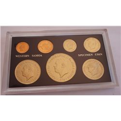 Western Samoa 1970 Specimen Set 7 Coins