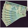 Image 1 : Fiji (2002) 2 Dollars Consecutive Run of 7
