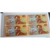 Image 1 : New Zealand 1992 5 Dollars Uncut Block of 4 Presentation Pack