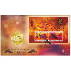 Australia 2006 50 Cents Year of the Dog PNC Lot of 10