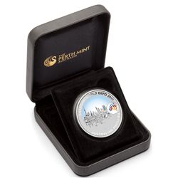 Australia 2010 Dollar World Expo Shanghai Cityscape Silver Proof Lot of 4