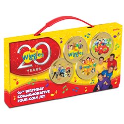 Australia 2011 Dollar Wiggles 20th Birthday Coloured Set of 4