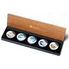 Image 1 : Australia 2012 Dollar Discover Australia 5-Coin Coloured Silver Proof Set