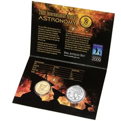 Australia 2009 2-Coin Set Year of Astronomy UNC Lot of 10