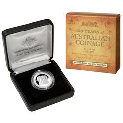 Australia 2010 Dollar Centenary of Coinage C Privy Mark Silver Proof Lot of 2