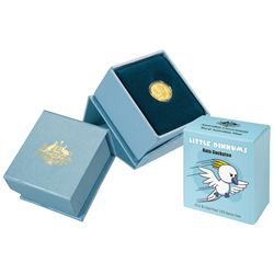Australia 2009 Five Dollars Gold Proof Little Dinkums Kato Cockatoo