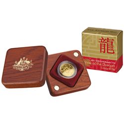 Australia 2012 Ten Dollars Gold Proof Year of the Dragon