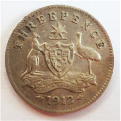 Australia 1912 Threepence