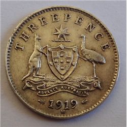 Australia 1919 Threepence
