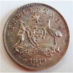 Australia 1919 Threepence