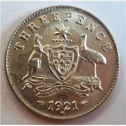 Australia 1921 M Threepence