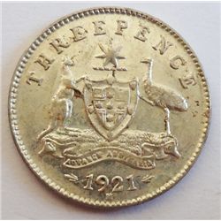 Australia 1921 M Threepence