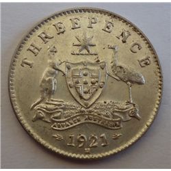 Australia 1921 M Threepence