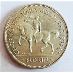 Australia 1934-35 Melbourne Centenary Florin