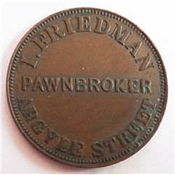 Andrews 134. Friedman, I Hobart, Tasmania 1857 Penny