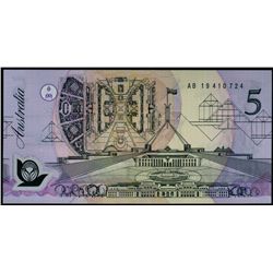 Australia 1992 Fraser-Cole $5 AB19 Last Prefix