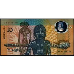 Australia 1988 Johnston-Fraser $10 AB57 Second Release, Last Prefix