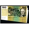Image 1 : Australia 1974 Phillips-Wheeler $50 YAU Last Prefix Consecutive Trio