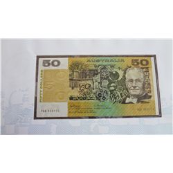 Australia 1973 Phillips-Wheeler $50 Dollars YAA First Prefix