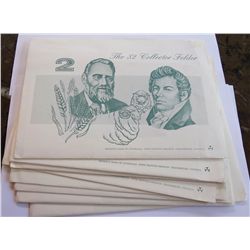 Australia 1988 $2 Collector Folder Lot of 8
