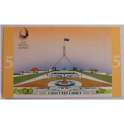 Australia 1992 $5 First and Last Folder Embossed Issue
