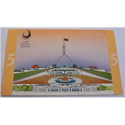 Australia 1992 $5 First and Last Folder Embossed Issue