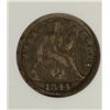 Image 2 : 1844 SEATED LIBERTY DIME ANACS VF-20