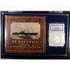 Image 1 : SS REPUBLIC SHIPWRECK 1858 SEATED LIBERTY HALF NGC CERTIFIED
