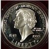 Image 1 : 1993 THOMAS JEFFERSON (ISSUED IN 94) PROOF COMMEMORATIVE SILVER DOLLAR